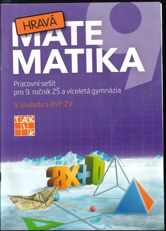 Přímo Od Výrobce Hravá matematika 9, pracovní sešit