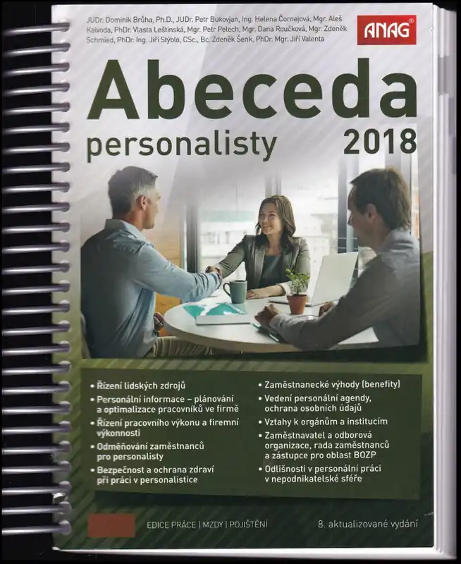Autentický Abeceda personalisty 2018