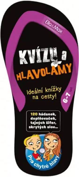 Kvízy a hlavolamy : 6-7 let : ideální knížky na cesty! Oblíbený