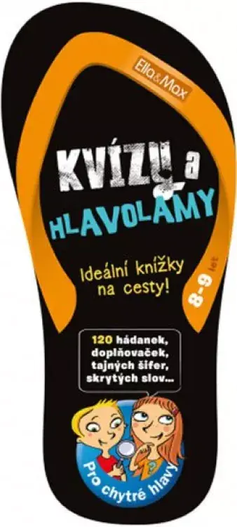 Kvízy a hlavolamy : 8-9 let : ideální knížky na cesty! Kup Teď
