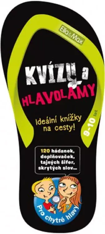 Kvízy a hlavolamy : 9-10 let : ideální knížky na cesty! Nejlepší Volba