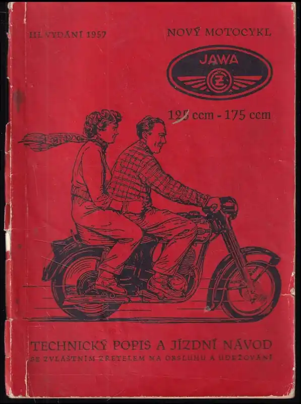 Nový motocykl Jawa-ČZ 125 ccm typ 355 - 175 ccm typ 356 - JAWA Cenová Bomba
