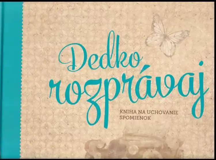 Akční Cena Dedko, rozprávaj : kniha na uchovanie spomienok