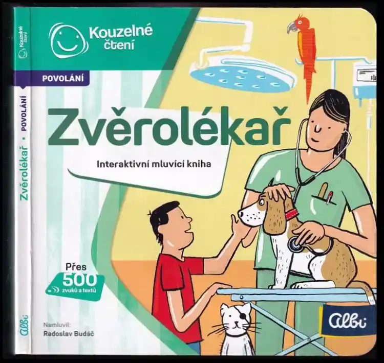 Zvěrolékař BEZ INTERAKTIVNÍ TUŽKY : povolání : interaktivní mluvící kniha Cenově Výhodný