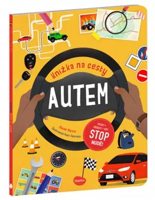 Vysoce Kvalitní Knížka na cesty AUTEM: Stop nudě, kvízy, rébusy, hry