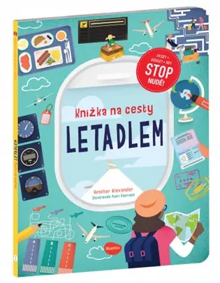 Autentický Knížka na cesty LETADLEM: Stop nudě, kvízy, rébusy, hry