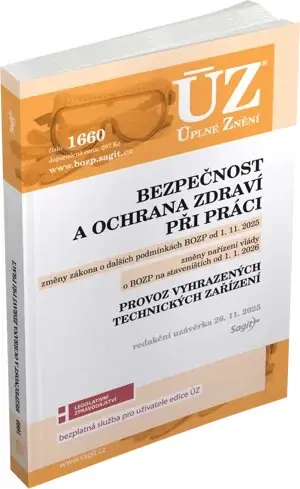 Koupit Online ÚZ 1660 Bezpečnost a ochrana zdraví při práci