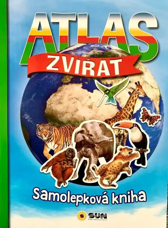 Časově Omezené Atlas zvířat Samolepková kniha