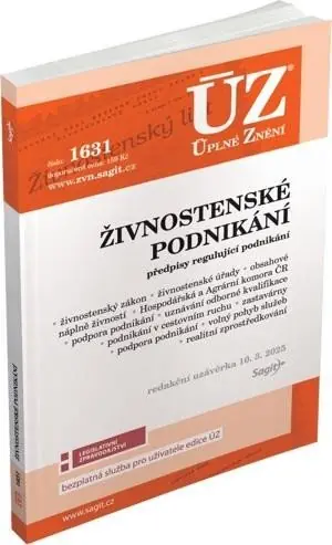 ÚZ 1631 Živnostenské podnikání Speciální Cena