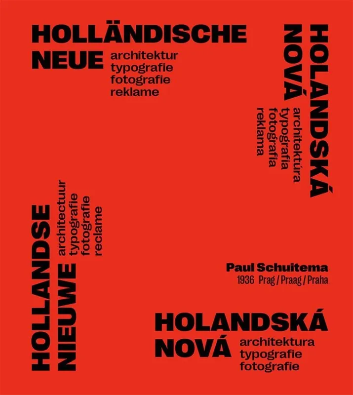 Holandská nová architektura, typografie, fotografie Levný