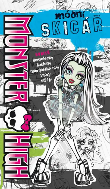 Monster High Módní skicář Novinka