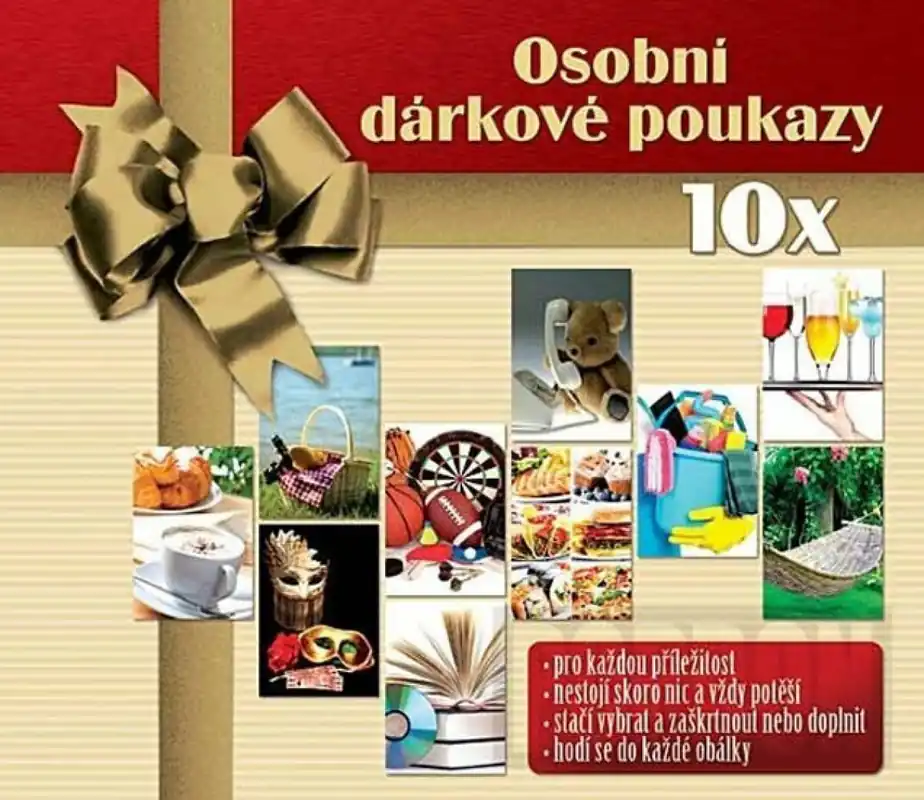 Ověřený Osobní dárkové poukazy