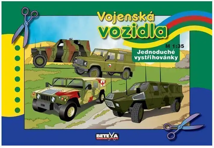 Ihned K Objednání Vojenská vozidla - vystřihovánky