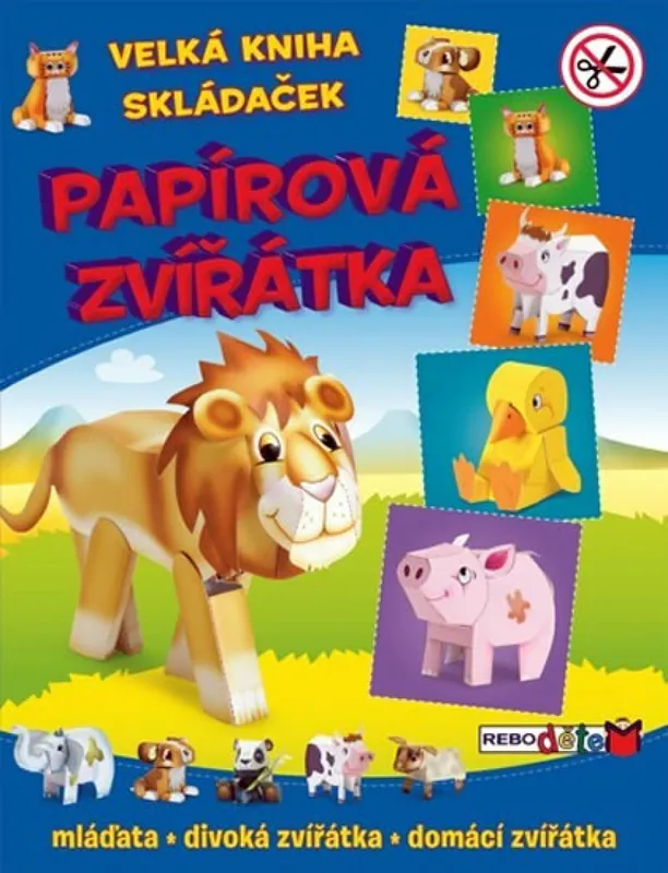 Must-Have Papírová zvířátka. Velká kniha skládaček